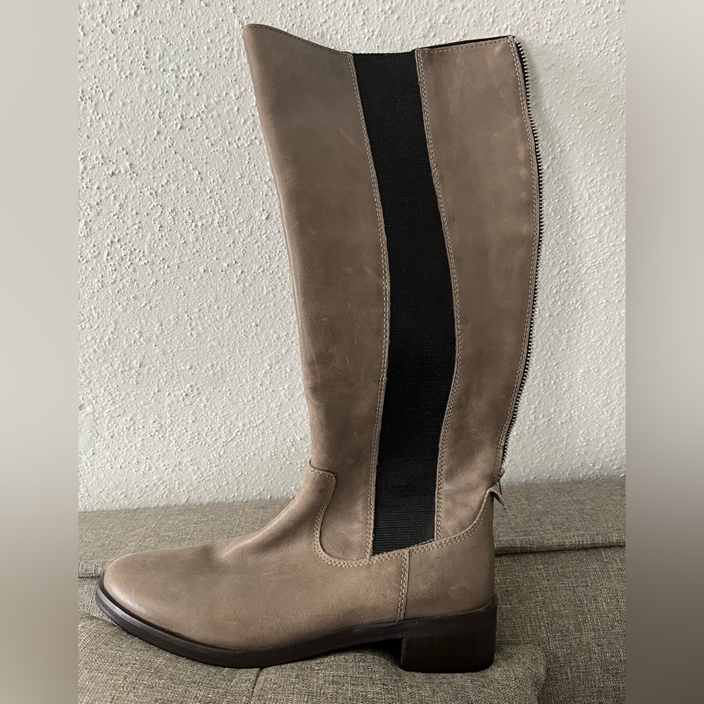 Diba True tall boot. Size 8.5. Brown/black. Slightly used—good condition.